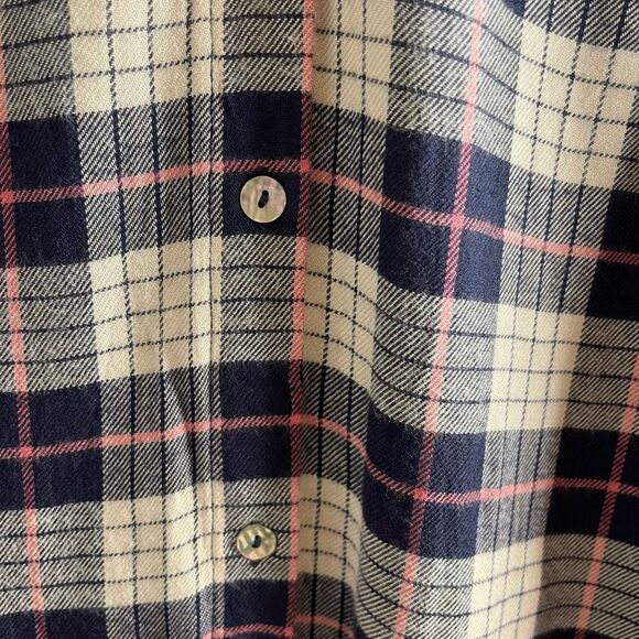 Anthropologie Hester & Orchard Plaid Flannel Button Down Top small - Picture 7 of 14